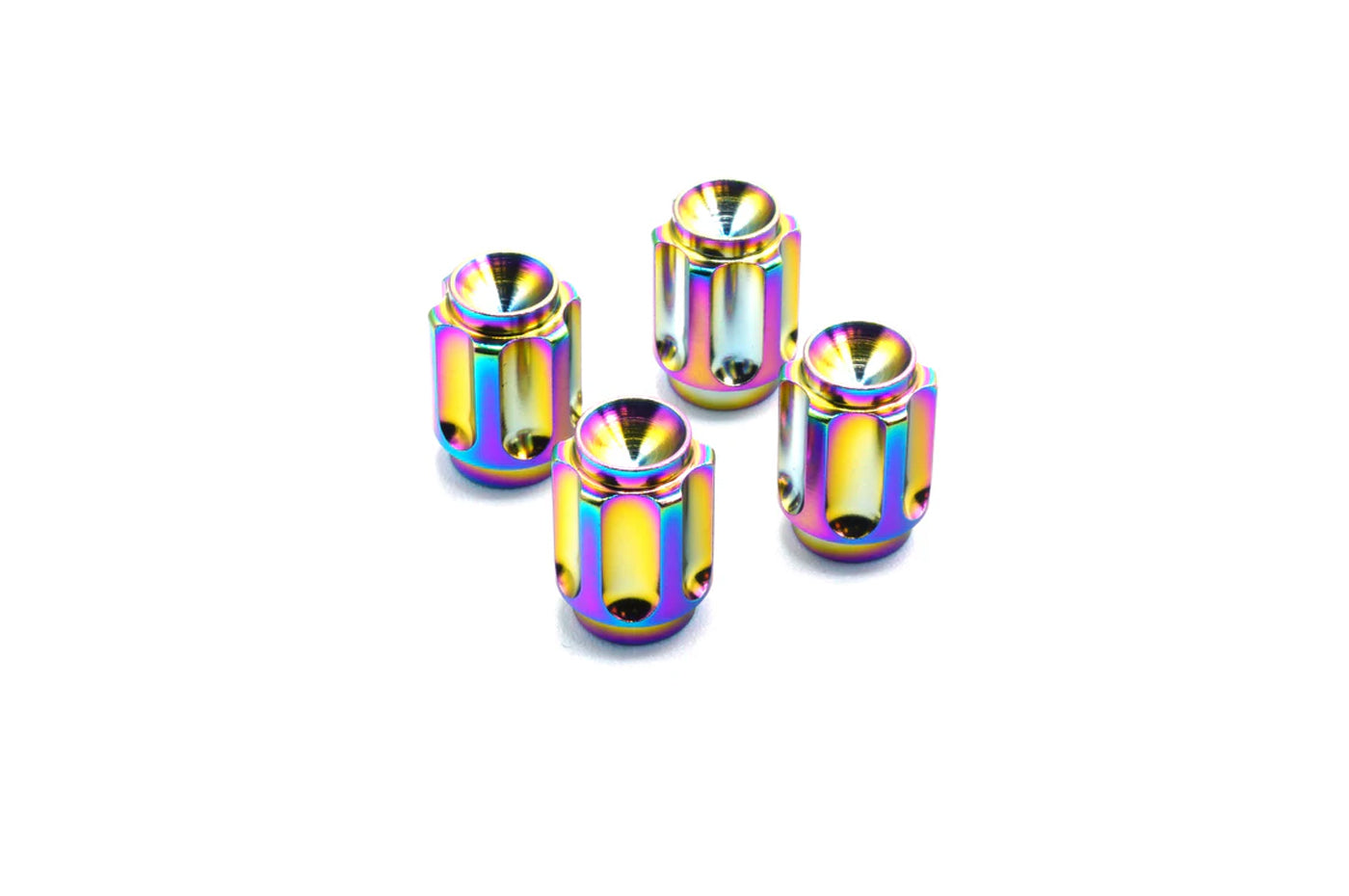Dress Up Bolts Titanium Valve Stem Caps Gear Style (ACC-002)