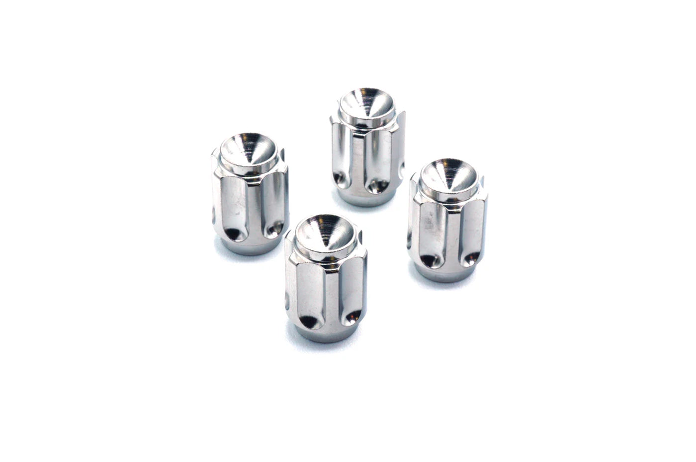 Dress Up Bolts Titanium Valve Stem Caps Gear Style (ACC-002)