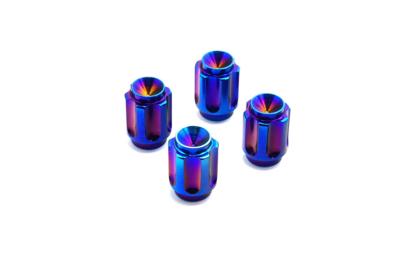 Dress Up Bolts Titanium Valve Stem Caps Gear Style (ACC-002)