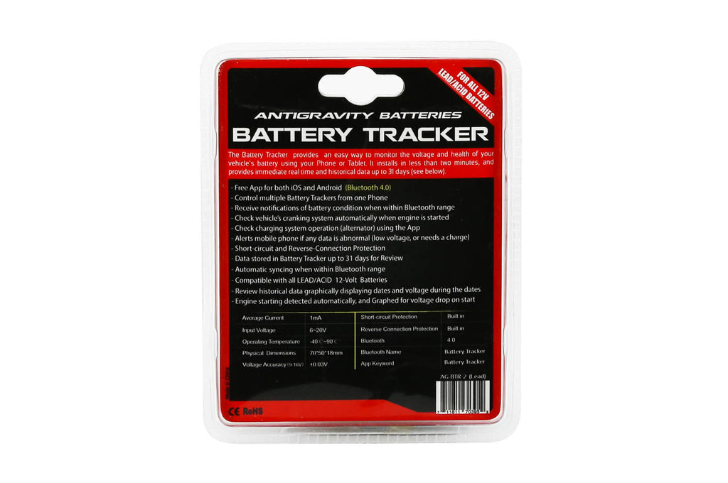 Antigravity Bluetooth Battery Tracker