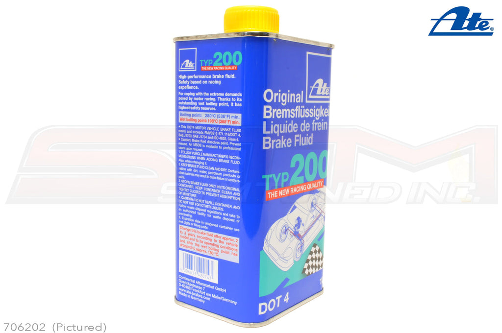ATE Type 200 Amber Brake Fluid 1L (706202)