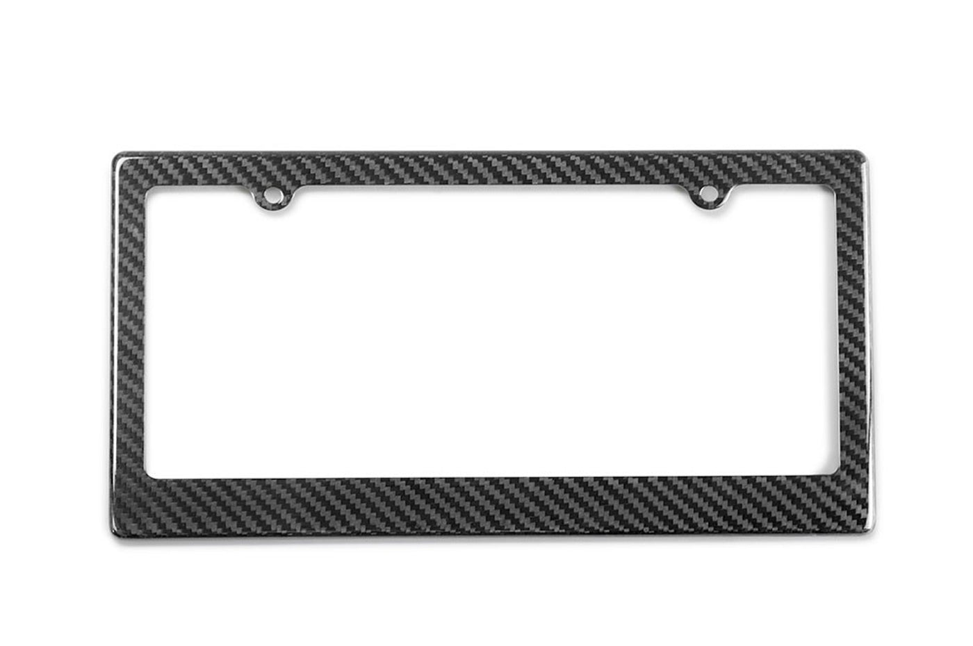 Seibon Carbon Fiber License Plate Frame with 2-Bolt Mount (CFLPF)
