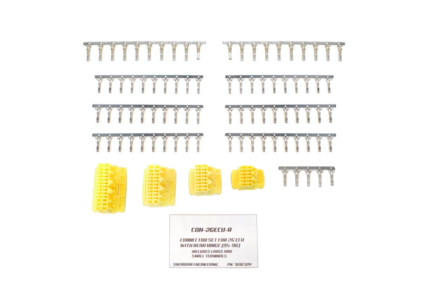 Sheridan ECU Connector Set for 95-96 DSM Rear-Latching (CON-2GECU-R)