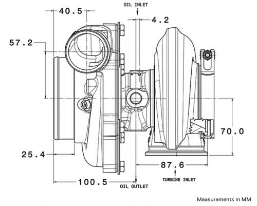 Garrett GTX3071R Gen II Standard Rotation (340-650 HP)