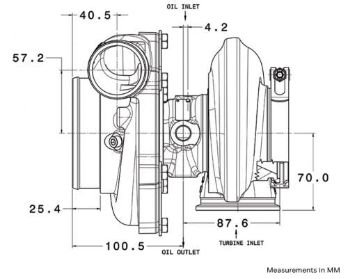 Garrett GTX3076R Gen II Reverse Rotation (400-750 HP)