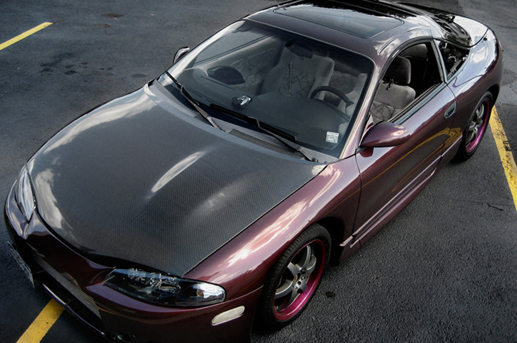 Seibon Carbon Fiber Hood OEM Style Gloss for 2G DSM (HD9599MITEC-OE)