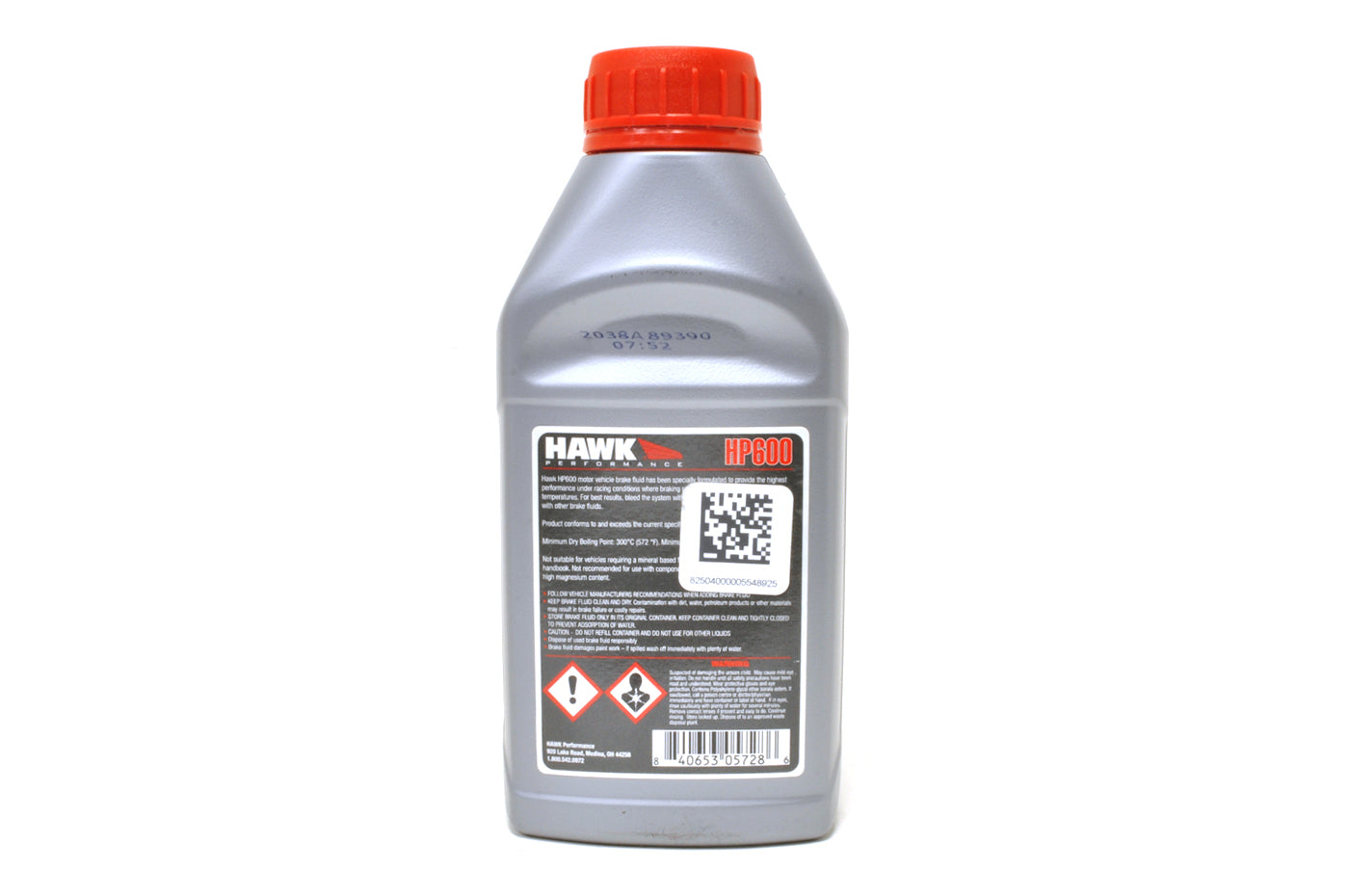 Hawk DOT 4 Racing Brake Fluid (HP600)