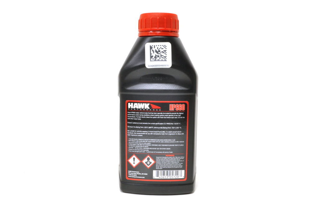 Hawk DOT 4 Racing Brake Fluid (HP660)