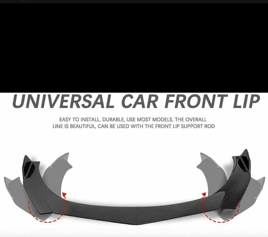 Front Bumper Lip Splitter Spoiler Rear Lip Strut Rod Support For Mitsubishi Eclipse 2g
