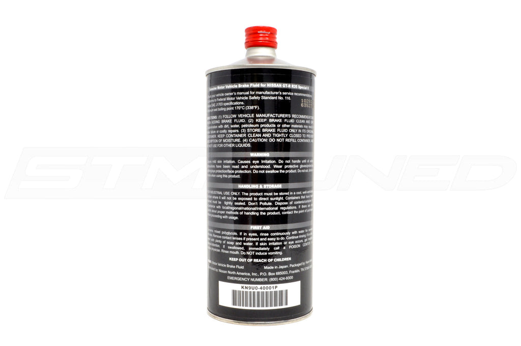 Nissan Special DOT 4 Brake Fluid for R35 GTR (KN9U0-40001P)