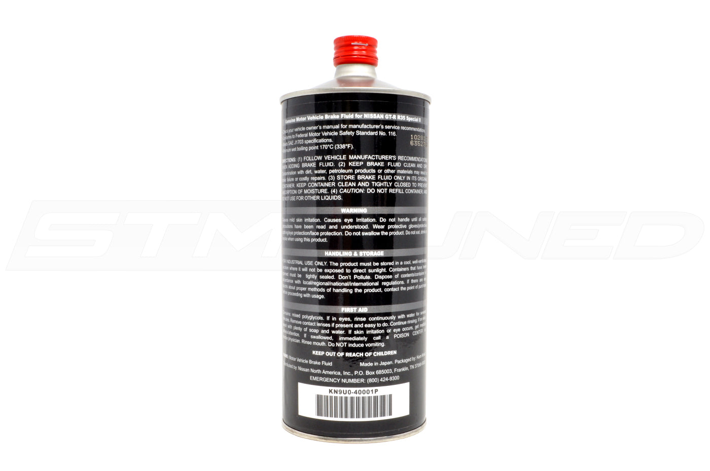 Nissan Special DOT 4 Brake Fluid for R35 GTR (KN9U0-40001P)