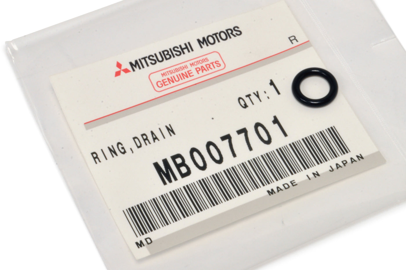 Mitsubishi OEM Radiator Drain Plug Oring for DSM/3S (MB007701)