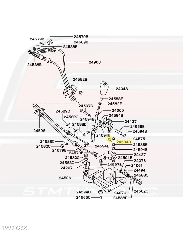 Mitsubishi OEM Shifter Cup Bushing for 3000GT/1G/2G DSM