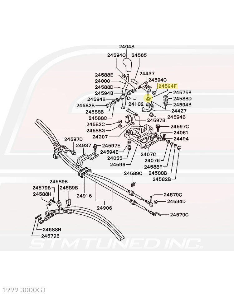 Mitsubishi OEM Shifter Cup Bushing for 3000GT/1G/2G DSM
