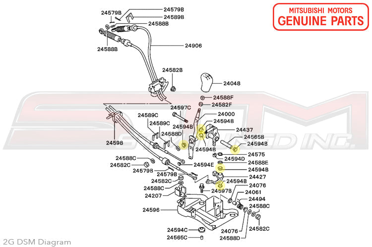 Mitsubishi Shifter Link Bushing - 2G DSM
