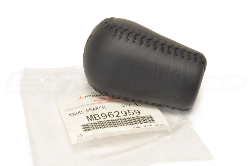 Mitsubishi OEM Leather Shift Knob 2G DSM 3000GT 5-Speed M10x1.25 (MB962959)