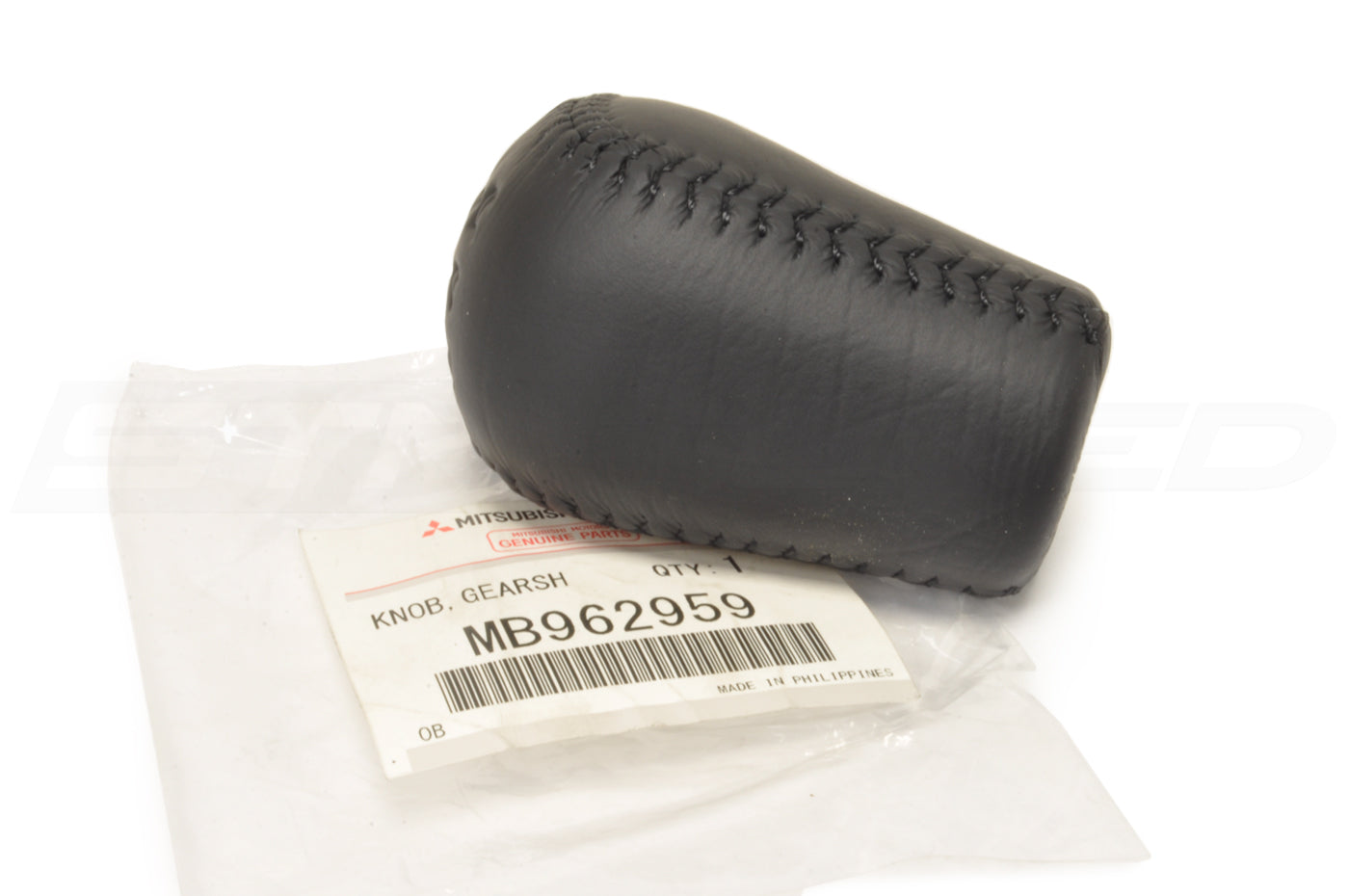 Mitsubishi OEM Leather Shift Knob 2G DSM 3000GT 5-Speed M10x1.25 (MB962959)
