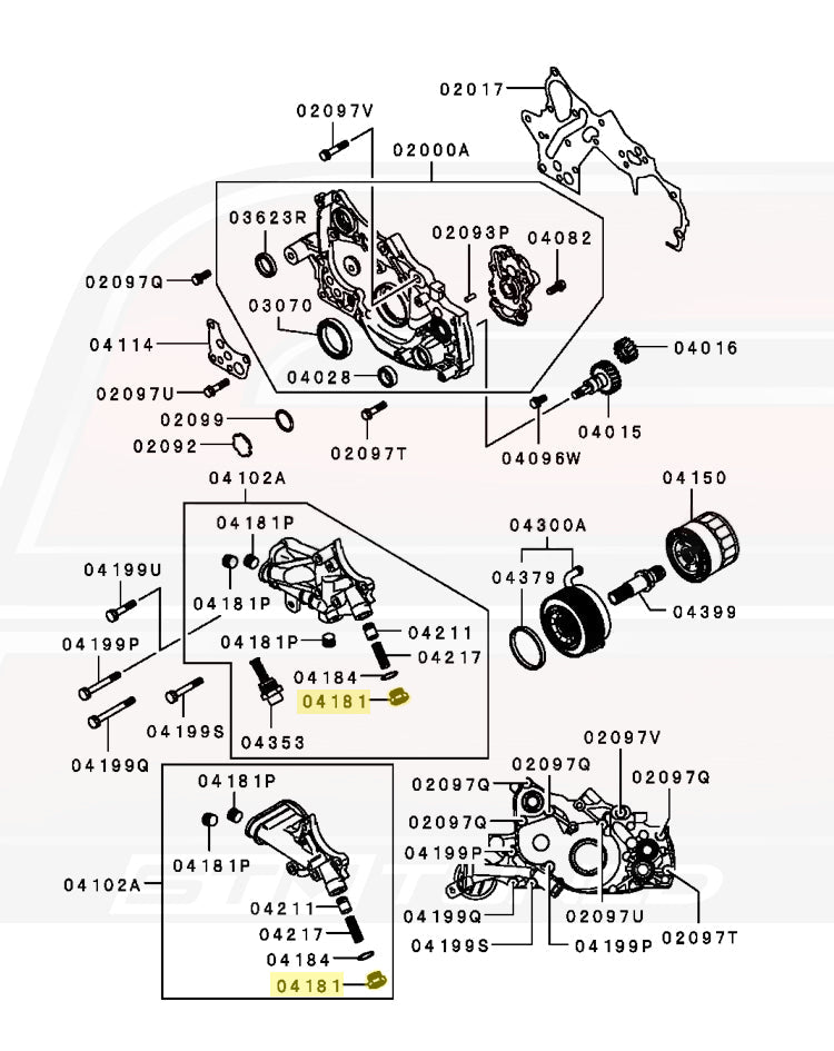 Mitsubishi OEM M18 Plug for 4G63 Evo/DSM Oil Filter Housing (MD001404)