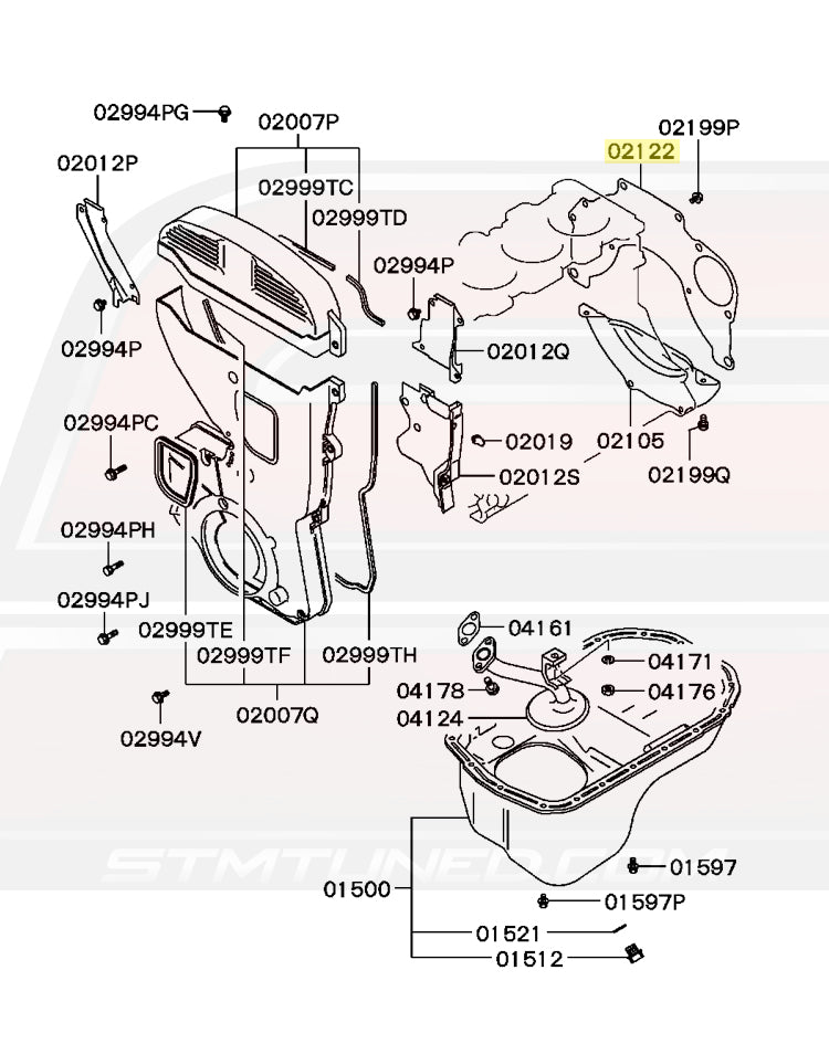 Mitsubishi OEM Starter Plate for 1G DSM AWD (MD030141)