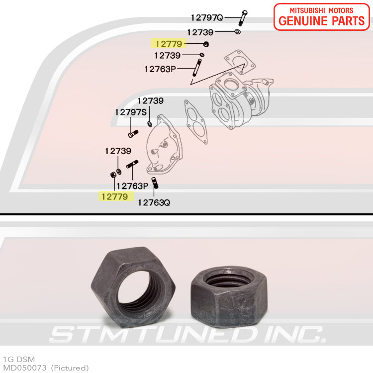 Mitsubishi OEM Turbo Hardware for 1G DSM
