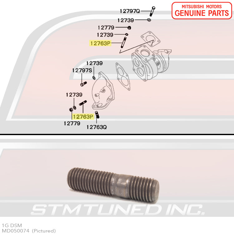 Mitsubishi OEM Turbo Hardware for 1G DSM