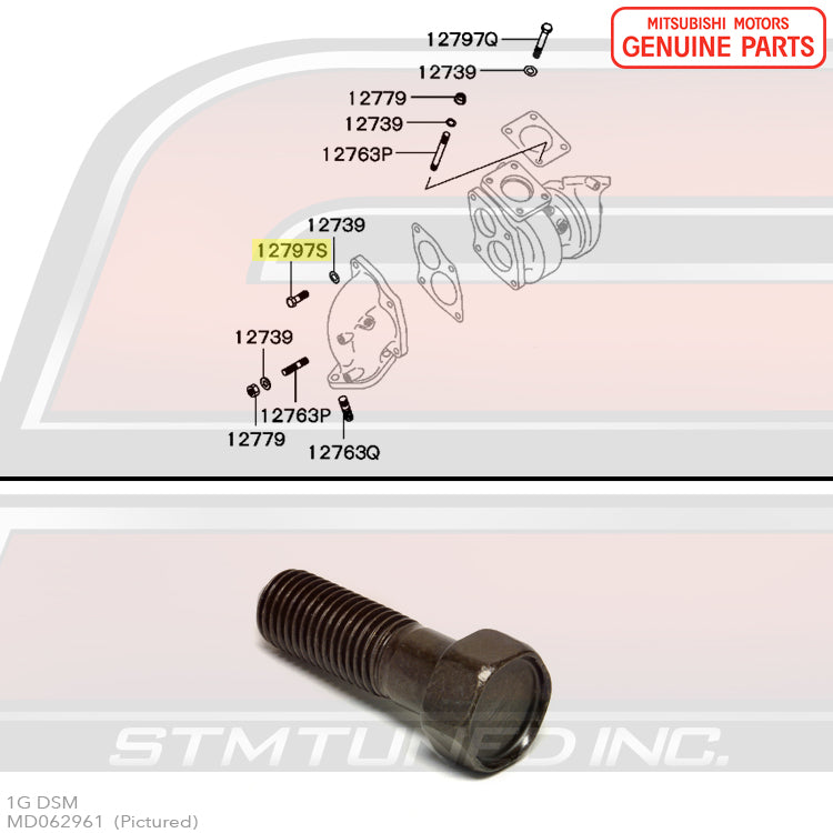 Mitsubishi OEM Turbo Hardware for 1G DSM