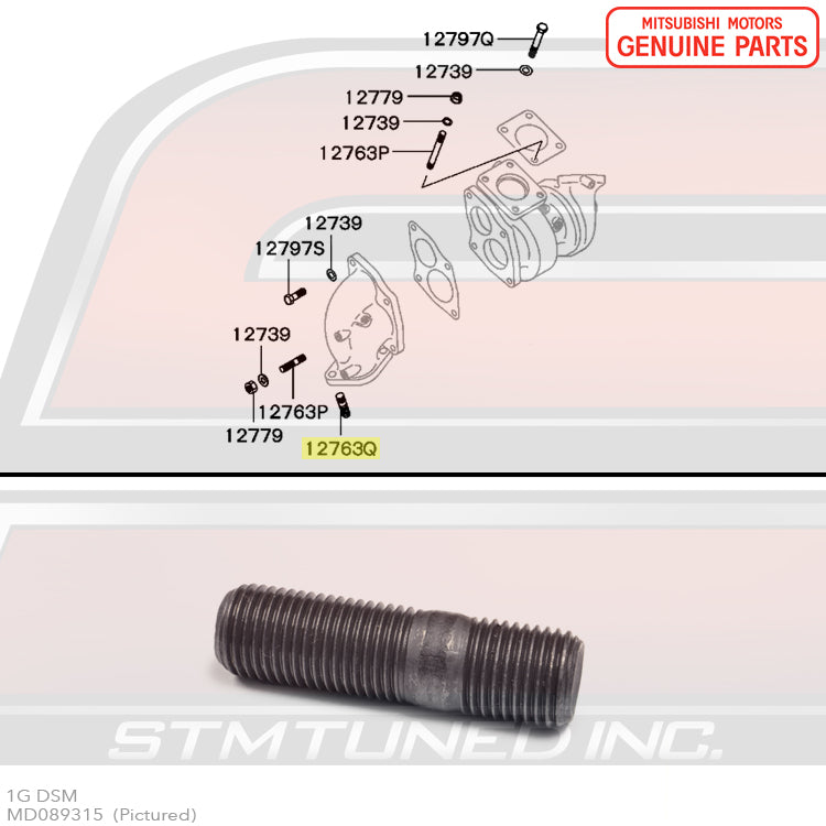 Mitsubishi OEM Turbo Hardware for 1G DSM