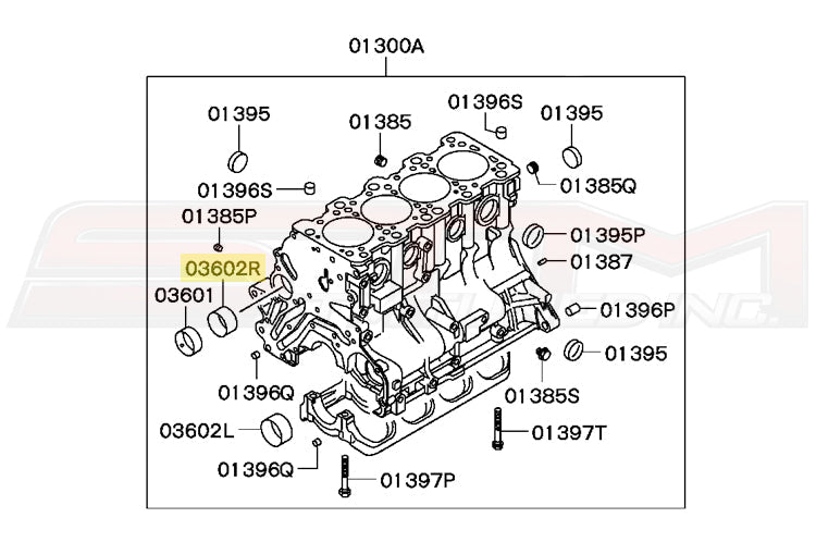 Mitsubishi OEM 4G63 Balance Shaft Bearing (Rear RH) for Evo/DSM