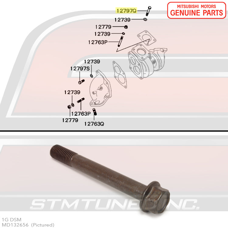 Mitsubishi OEM Turbo Hardware for 1G DSM