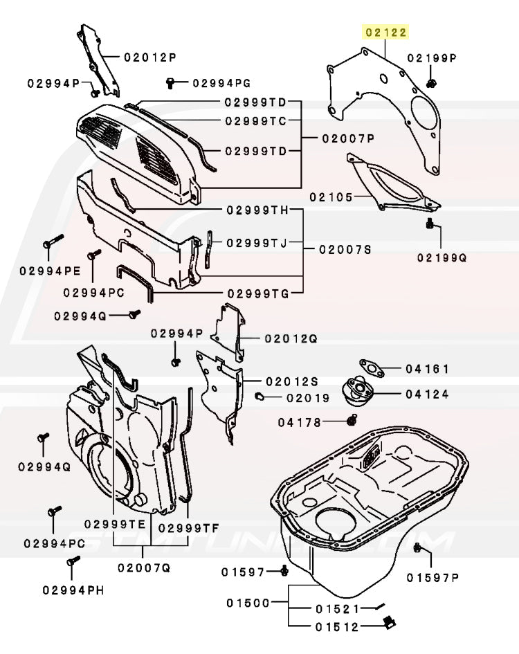 Mitsubishi OEM Starter Plate for 2G DSM AWD Manual (MD167356)