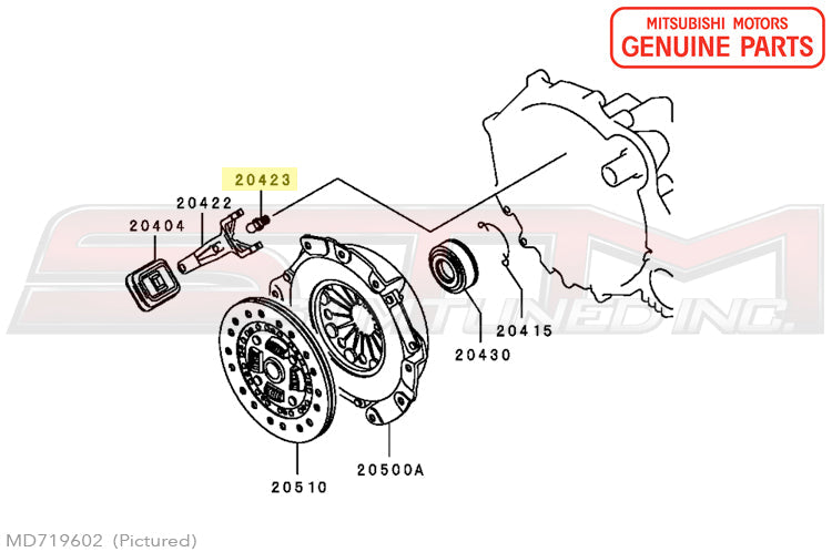 Mitsubishi Fulcrum Pivot Ball - 1G/2G DSM