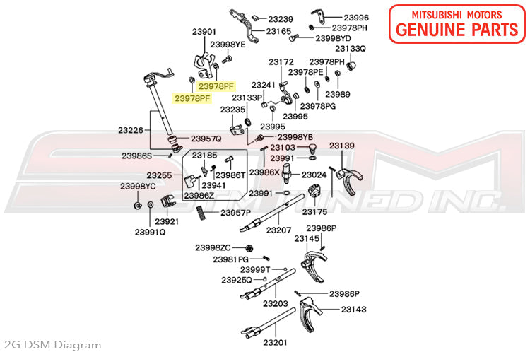 Mitsubishi Shifter Cable Bushing - 2G DSM