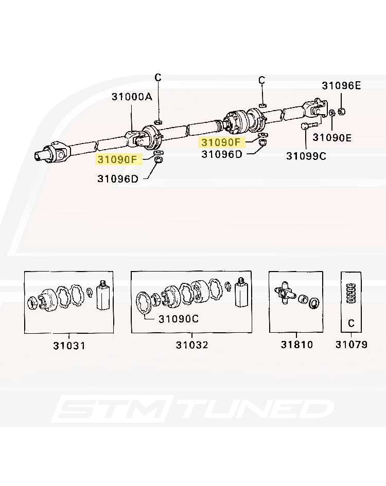 Mitsubishi OEM M10 Flat Washer for DSM / Evo (MF450006)