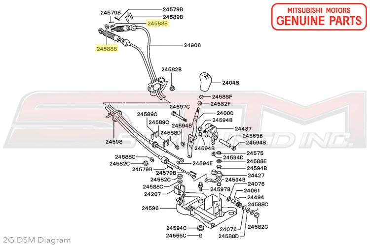Mitsubishi Shifter Washer - 1G/2G DSM