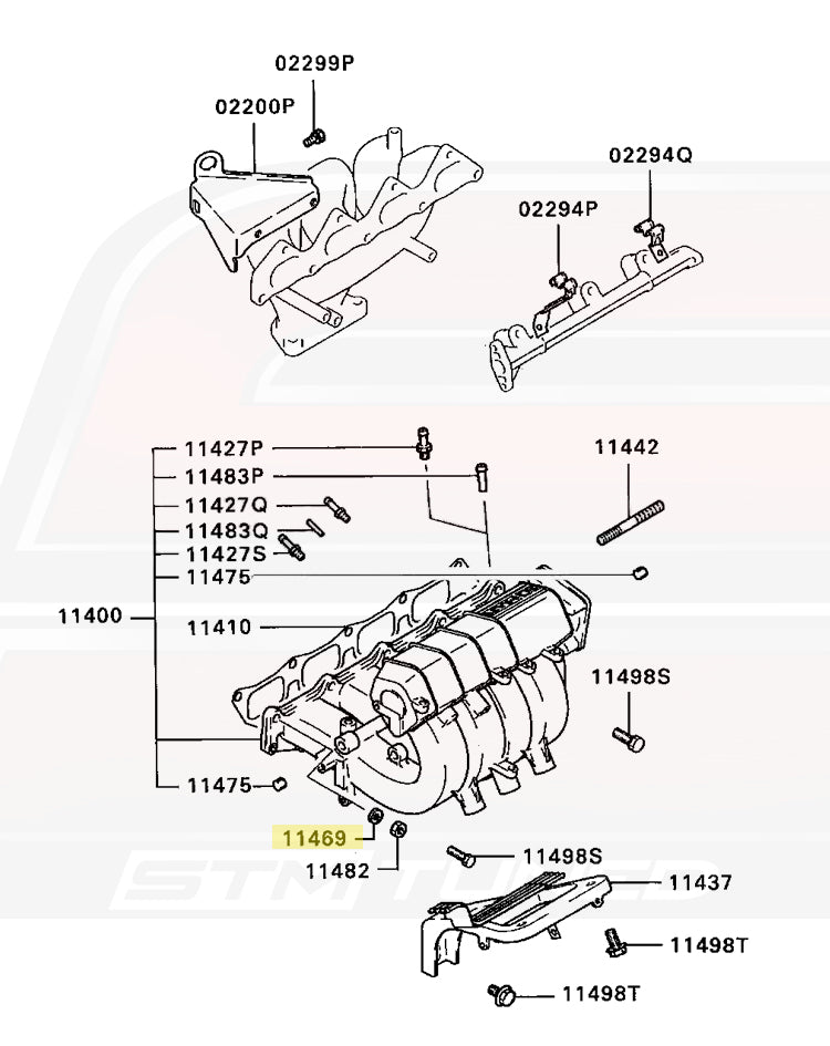 Mitsubishi OEM M10 Lock Washer for Evo DSM (MF450406)
