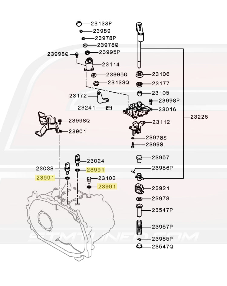 Mitsubishi OEM 14mm Washer (MF660035)