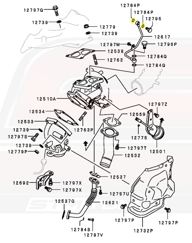 Mitsubishi OEM Copper Crush Washer 10mm (MF660063)