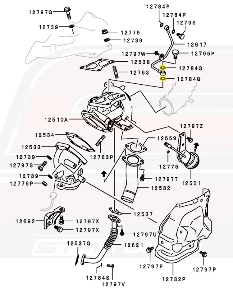 Mitsubishi OEM Copper Crush Washer 12mm (MF660064)
