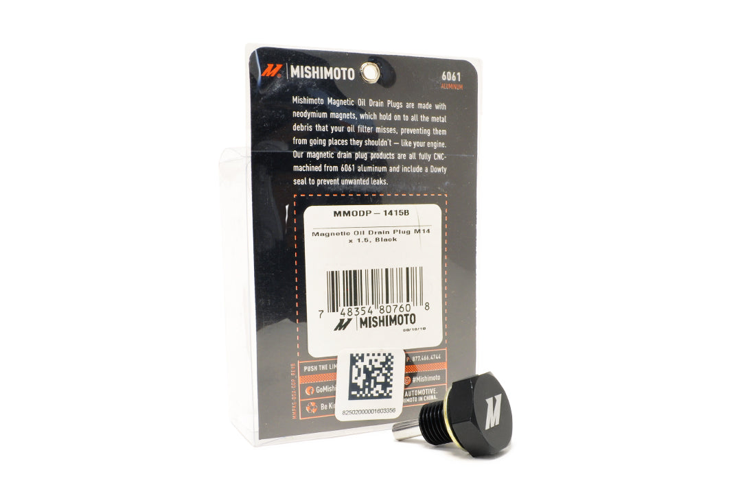 Mishimoto Magnetic Engine Oil Drain Plug M14x1.5 (Mitsu/Honda) (MMODP-1415B)