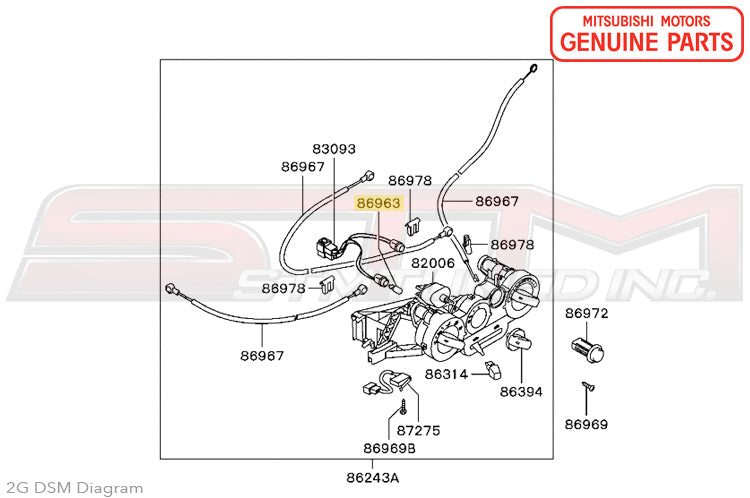 Mitsubishi Heater Control Bulb - 2G DSM