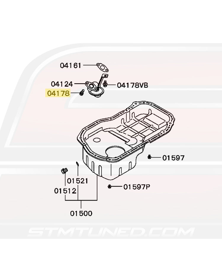 Mitsubishi OEM Oil Strainer Bolt for 4G63 Evo/DSM (MS241071)