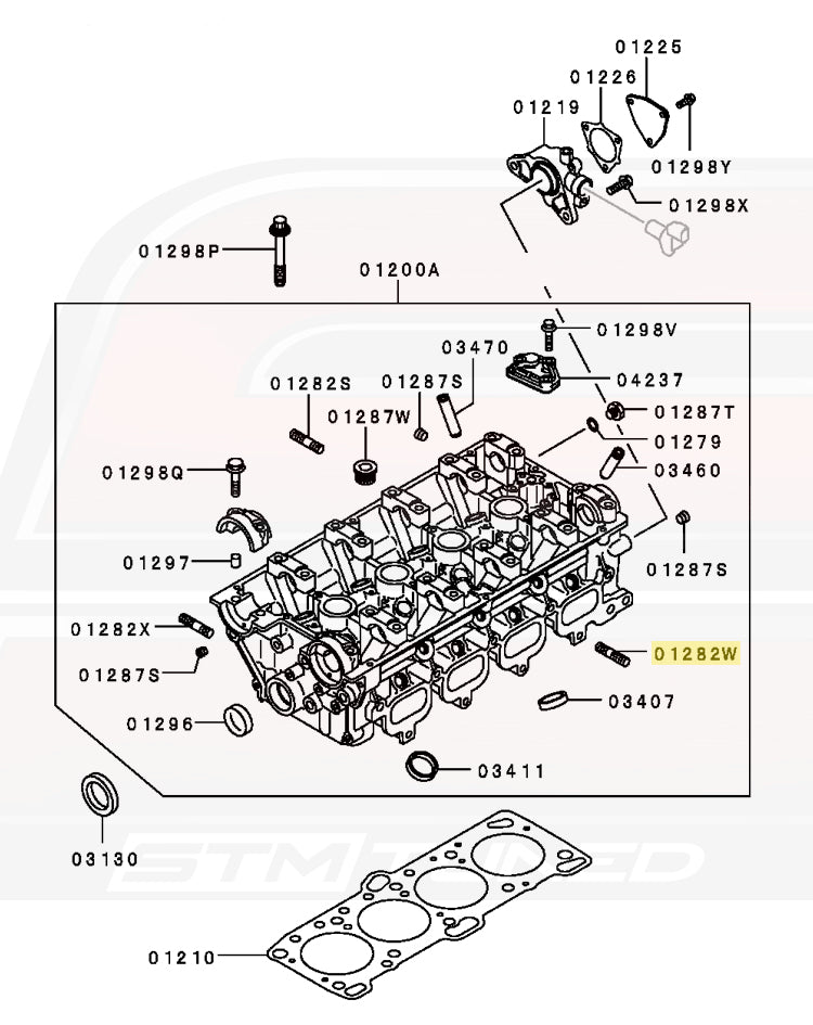 Mitsubishi OEM Intake Manifold Stud for 4G63 Evo DSM (MS401452)