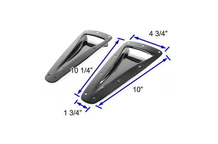 APR Carbon Fiber Universal Air Inlet Ducts Type 2 (NACA-032026)
