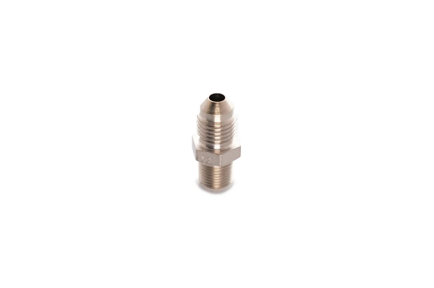 PTE Oil Feed Fitting -6AN to 1/8 NPT (PFT047-3042)
