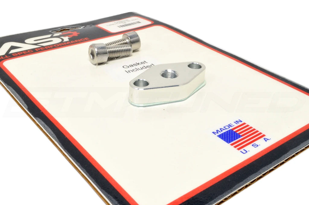 EuroExport ASP T3/T4 Turbo Drain with 1/8" Hole (T20261B)
