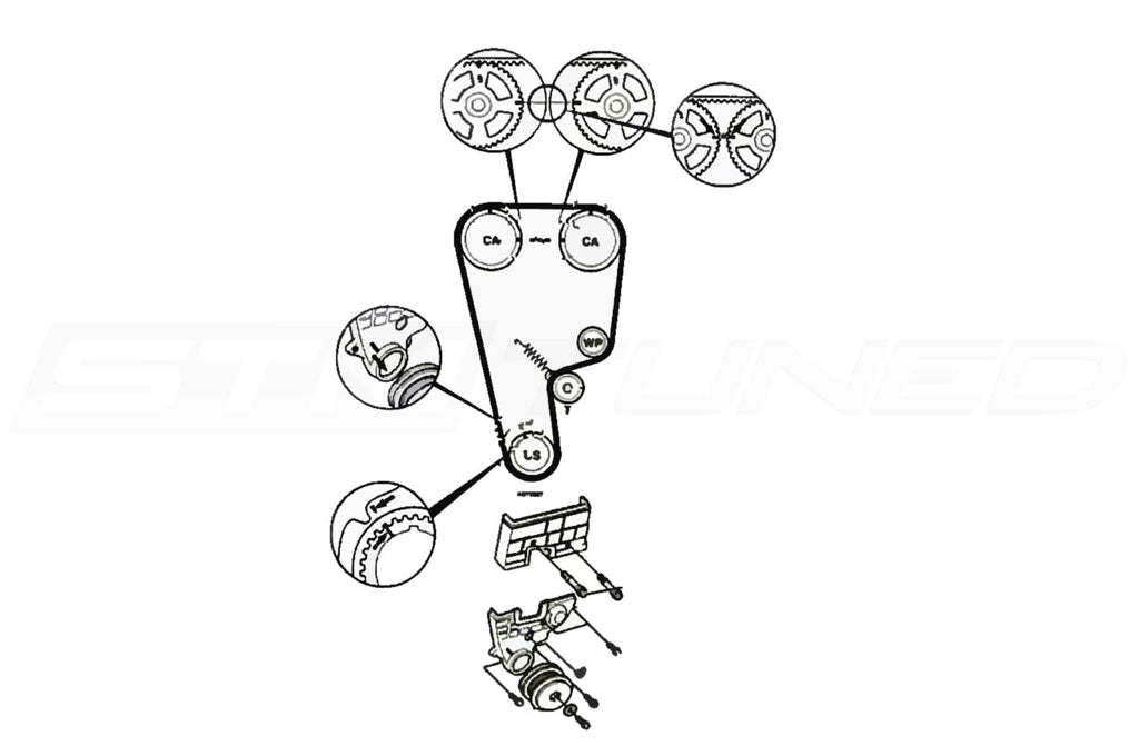 EuroExport Cam Lock Timing Tool for B16 B18 VTEC (TBI10001)