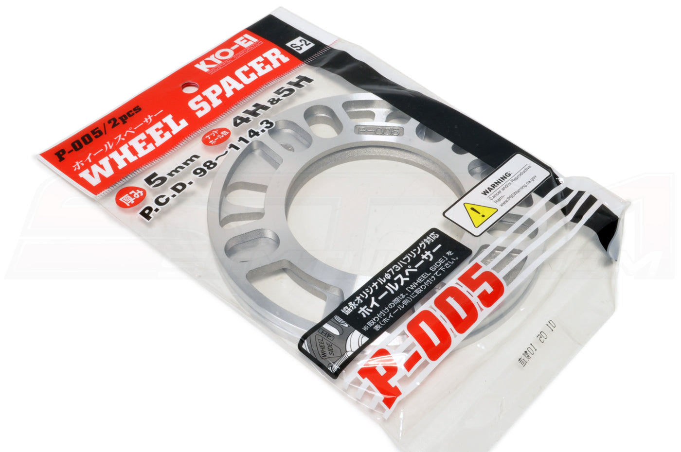 Project Kics Universal Wheel Spacers 5mm (W005UP)