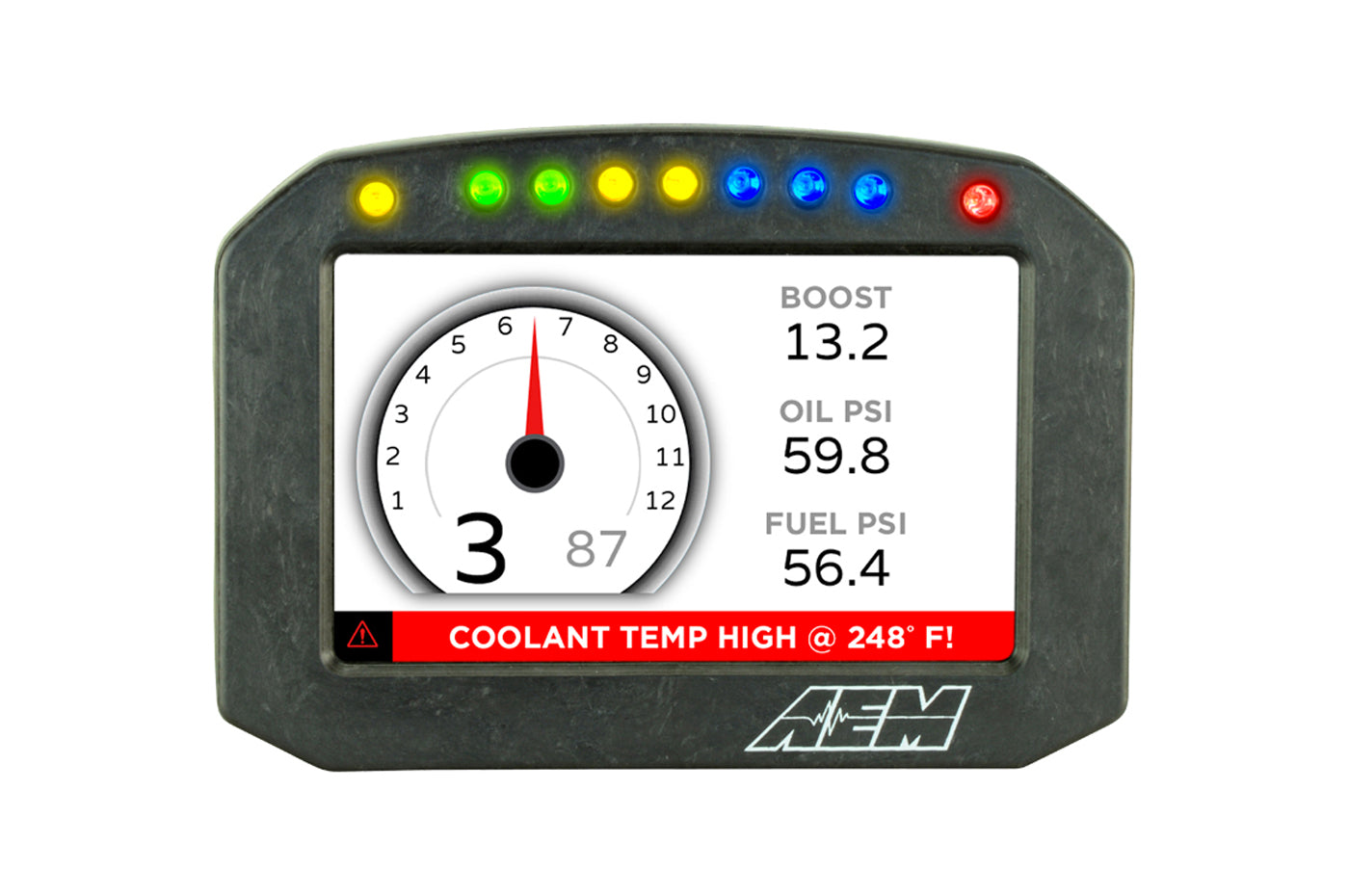AEM CD5F Carbon Digital Racing Flat Dash Display
