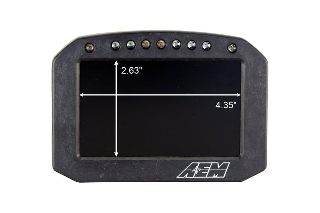 AEM CD5F Carbon Digital Racing Flat Dash Display
