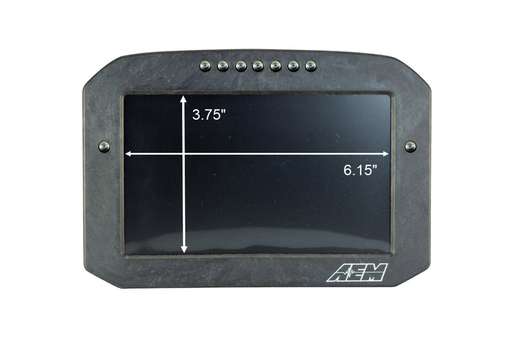 AEM CD7F Carbon Digital Racing Flat Dash Display